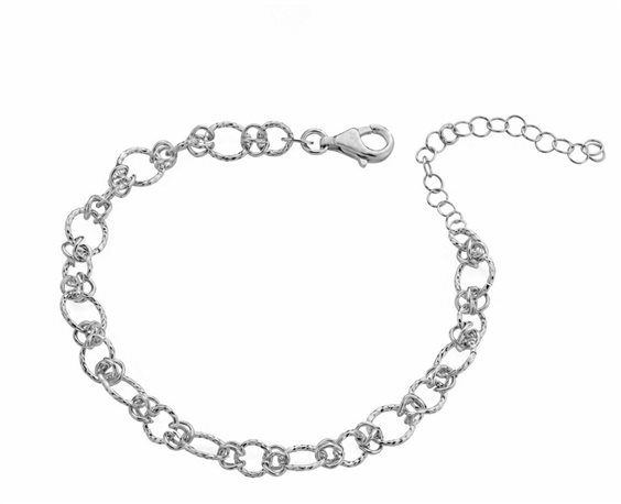 Bracelet Marcello Pane Woman LUX in Silver BRPV  008 - BRPV  008